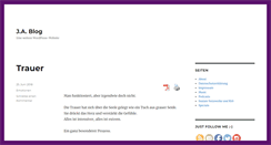 Desktop Screenshot of ja-blog.de