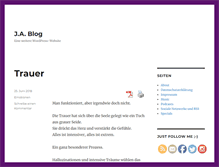 Tablet Screenshot of ja-blog.de